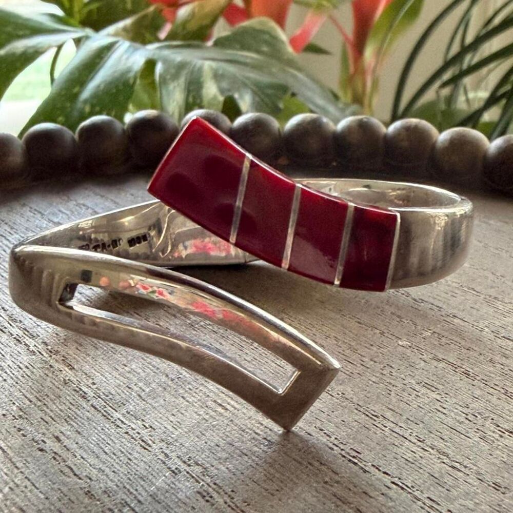 Unbranded Women's Silver and Red Jewellery